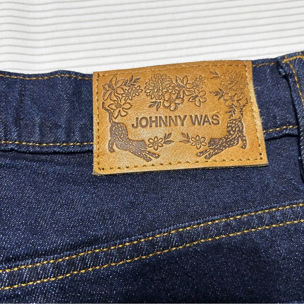 Johnny Was Women's Marseille Baby Boot Jeans 26 Marcheeta NWT Dark Wash Tencel - Picture 9 of 9